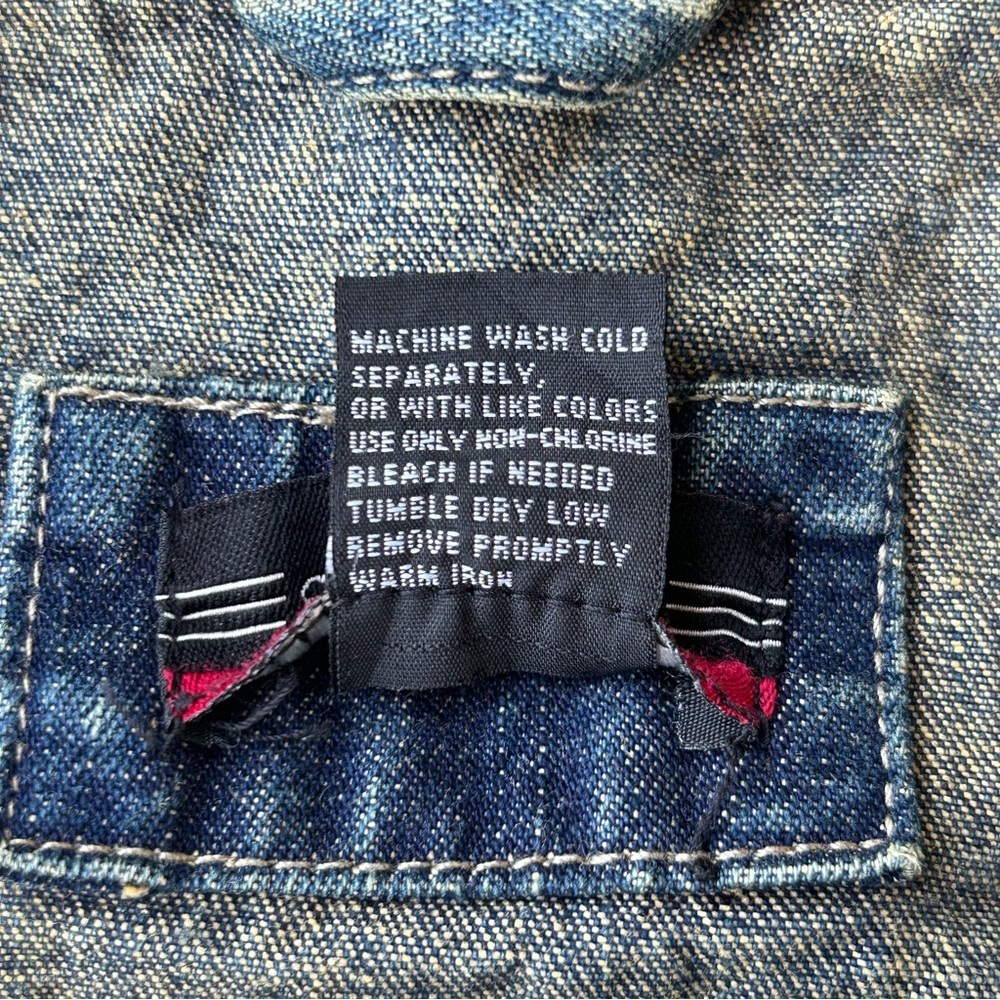 Cross Fire Denim Jacket - Picture 6 of 9